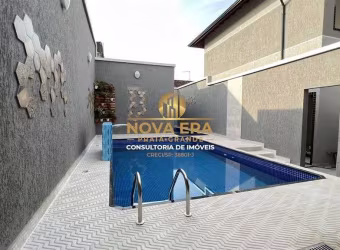 LINDA Casa De Condomínio Com Piscina e Área Gourmet, Fino Acabamento R$325 mil
