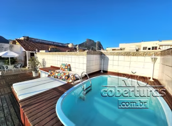 Cobertura à venda no Jardim Oceânico. Única. Duplex.