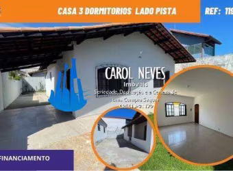 CASA 3 DORMITORIOS SUITE LADO PISTA FINANCIAMENTO BANCARIO ITANHAEM