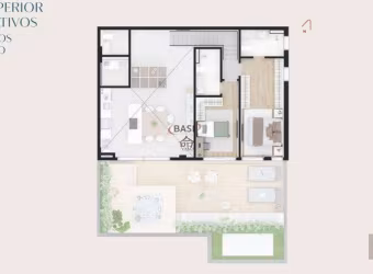 Garden de 3 dormitórios, 3 vagas no ATLAN