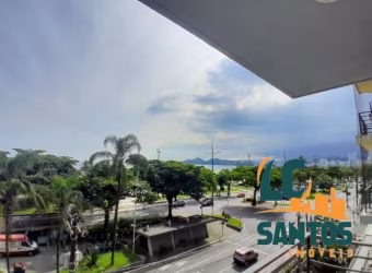 APARTAMENTO REFORMADO E MOBILIADO NO BOQUEIRÃO COM VARANDA E  VISTA PRO MAR.