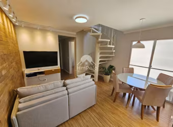 Cobertura duplex com 2 quartos 1 suíte 2 banheiros 2 vagas a venda no Vila Nova em Campinas-SP