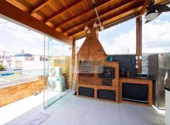 Cobertura sem Condomínio Mobiliada com 2 Quartos para Comprar, 90m² - Vila Scarpelli, Santo André/SP.