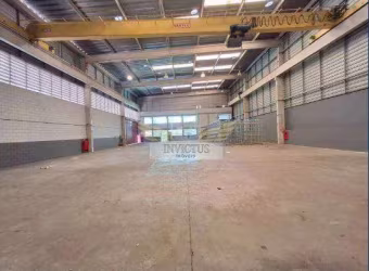 Galpão Industrial/Logístico com Ponte Rolante para Alugar, 1.116m² - Utinga, Santo André/SP.