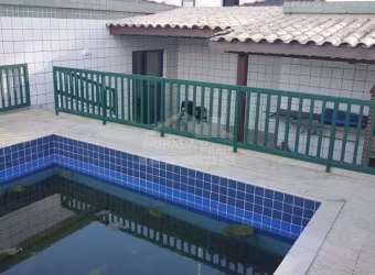 Cobertura ENORME na Aviação 3 dormitórios, piscina, quintal, confira na imobiliária em Praia Grande.