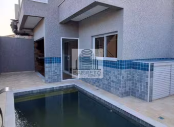 CASA COM 3 DORM. SUÍTE E PISCINA COM CASCATA NO CIBRATEL II