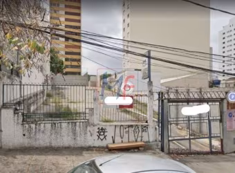 REF. 15.044 - Excelente Terreno no bairro Perdizes, com 590 m² a.t., 124 m² a.c., 12 m de testada, zoneamento ZM, bem localizado.