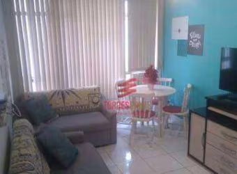 Apartamento com 1 dormitório à venda, 45 m² por R$ 410.000,00 - Gonzaga - Santos/SP
