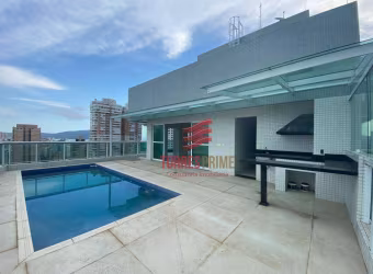 Cobertura com 3 dormitórios à venda, 300 m² por R$ 4.000.000,00 - Gonzaga - Santos/SP