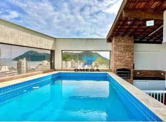 Cobertura com 3 dormitórios à venda, 232 m² por R$ 1.400.000,00 - Jardim Astúrias - Guarujá/SP