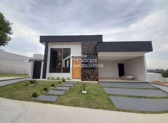 CASA NOVA TÉRREA EM CONDOMÍNIO FECHADO 143 METROS - CAÇAPAVA - VENDA