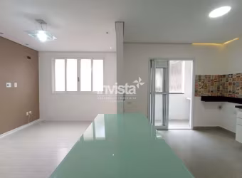 Apartamento na QUADRA DA PRAIA com 2 Dormitórios para ALUGAR no Embaré em SANTOS