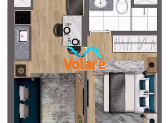 Apartamento à venda no Butantã, São Paulo-SP. 1 quarto, 1 sala, 1 banheiro, 24m². Venha conferir!