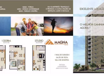 Apartamento à venda, 33 m² por R$ 220.000,00 - Ribeirânia - Ribeirão Preto/SP
