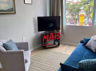 Apartamento com 1 dormitório à venda, 40 m² - Gonzaga - Santos/SP