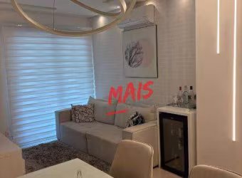 Apartamento com 1 dormitório à venda, 54 m² - Pompéia - Santos/SP