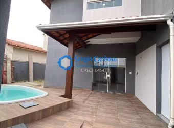 CASA COM PISCINA A 100M DO MAR! 3 QUARTOS 1 SUITE - EXCELENTE ACABAMENTO!