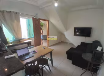 Sobrep térrea 2 quartos, Bom Retiro, Santos - R$ 330 mil