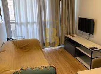 Gracioso apartamento em andar alto, localizado em Moema.