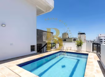 Belíssima cobertura duplex, com vista panorâmica, localizada em Moema.