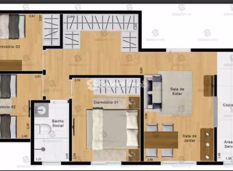 Apartamento NOVO à venda, Jardim Mauá, Mauá, SP