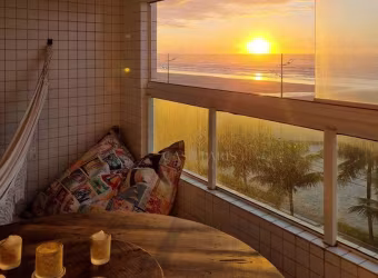 Apartamento com 2 quartos e vista do mar à venda em Praia Grande, aceita financiamento bancário!