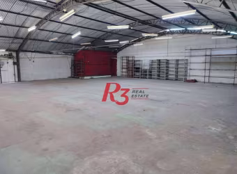 Galpão para alugar, 930 m² por R$ 19.800,00/mês - Centro - Santos/SP