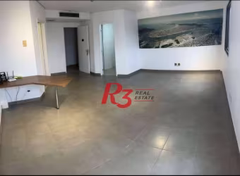 Sala, 50m² - venda por R$ 370.000 ou aluguel por R$ 3.500/mês - Boqueirão - Santos/SP