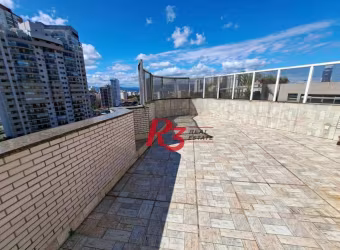 Cobertura com 3 dormitórios à venda, 422 m² por R$ 1.660.000,00 - Ponta da Praia - Santos/SP