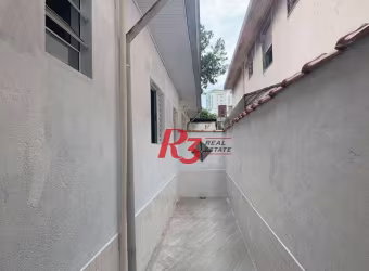 Casa para alugar, 100 m² por R$ 4.545,70/mês - Embaré - Santos/SP
