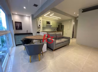 Apartamento com 2 dormitórios à venda, 57 m² por R$ 870.000,00 - Gonzaga - Santos/SP