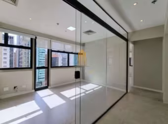 Edifício City First no Paraíso, Conjunto Comercial de 90m² com 4 salas, 3 vagas.