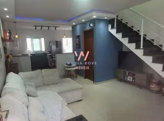 Sobrado em condomínio a 100m da Praia, com 2 dormitórios à venda, 100m² por R$ 520.000 - Praia das Palmeiras - Caraguatatuba/SP