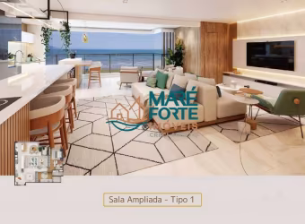 EMPREENDIMENTO INCRÍVEL A BEIRA MAR COM ESTRUTURA DE LAZER COMPLETA!