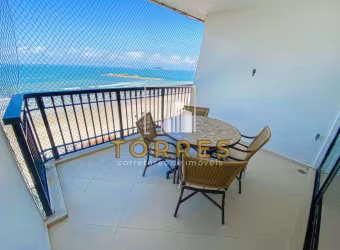 Apartamento frente mar para venda com 4+1 quartos na Praia das Pitangueiras no Guarujá - SP