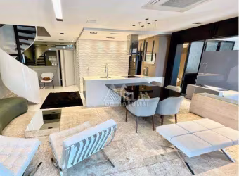 Apartamento Duplex com 3 dormitórios à venda, 150 m² por R$ 3.000.000,00 - Vila Nova Conceição - São Paulo/SP