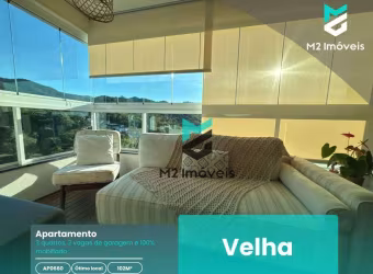 APARTAMENTO 3 QUARTOS (1SUÍTE), ANDAR ALTO, 2 VAGAS DE GARAGEM NO BAIRRO VELHA!