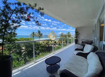 Apartamento Frente para o Mar no Guarujá com 3 suítes Praia de Pitangueiras