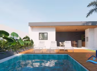 Casas Modernas 3 quartos sendo 1 suíte com Edícula e opção com Piscina