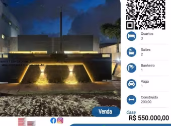 Casa com 3 Quartos à venda nos Bancários em João Pessoa/PB