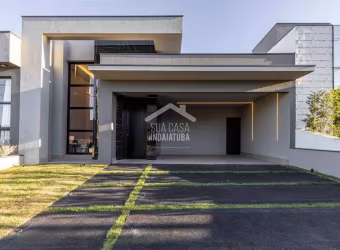Casa nova com 3 suítes, escritorio e piscina em condomínio fechado