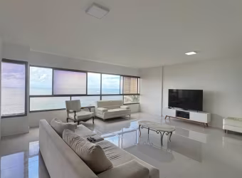 Apartamento  a venda no rio vermelho com 3 suites reformado e vista mar