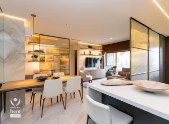 Lindo apartamento no Ecoville com 3 quartos (1 suíte), sacada com churrasqueira 2 vagas de garagem à venda por R$ 1.078.039,38 - Curitiba/PR