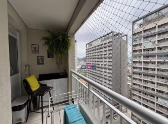 Apartamento com 1 dormitório com lazer completo à venda, 50 m² por R$ 380.000 - Vila Matias - Santos/SP