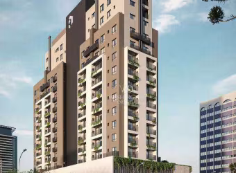 Apartamento com 1 dormitório à venda por R$ 350.200,00 - Água Verde - Curitiba/PR