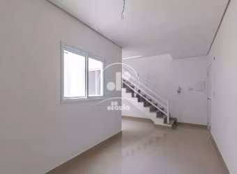 Cobertura a venda com 92m², 2 dormitórios, 1 suíte, 3 banheiros, 1 vaga, na Vila Humaitá, Santo André/SP.