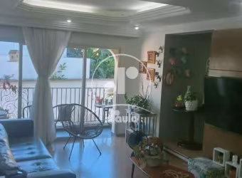 Apartamento à venda em Santo André-SP, Vila Valparaíso: 3 quartos, 3 suítes, 2 salas, 1 banheiro, 2 vagas, 145m².