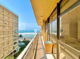 Apartamento com Vista para o Mar, 3 quartos (3 suítes) à venda, 190 m² por R$ 1.000.000 - Pitangueiras - Guarujá/SP - Imobiliária Mercuri