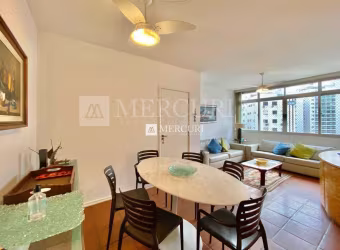 Apartamento com Vista para o Mar, 2 quartos (1 suíte) à venda, 85 m² por R$ 480.000 - Pitangueiras - Guarujá/SP - Imobiliária Mercuri