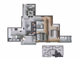 Venda | Apartamento com 2 suítes + 2 vagas